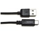 USB 充電・通信ケーブル Type-Cオス-TypeA2.0オス 1m ブラック RBHE243
