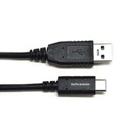 USB 充電・通信ケーブル Type-Cオス-TypeA3.0オス 1m ブラック RBHE246