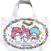 マイメロデイ＆リトルツインスターズ まんなかバースデー マチ付バッグ [バースデー]