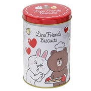 ミルクティービスケット LINE FRIENDS 缶 50g×2袋入