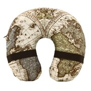 9091 [旅の低反発枕 地図柄]
