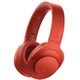 h.ear on Wireless NC ワイヤレスノイズキャンセリングステレオヘッドセット ハイレゾ音源対応 シナバーレッド MDR-100ABNR