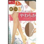 やわらかパンスト M~Lサイズ HBR 5足組