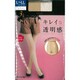 透明感パンスト L～LLサイズ ヌーディベージュ 3足組