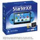 PlayStation Vita Starter Kit Wi-Fiモデル アクア・ブルー [PS Vita本体 PCHJ-10030]