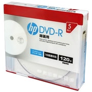 録画用DVD-R 5P スリムケース インクジェットプリンター対応ホワイトワイドレーベル CPRM対応 1-16倍速 DR120CHPW5A