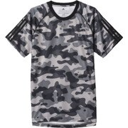 BHL49-AJ5749-J/L [ジム フィットネスウエア Tシャツ クライマ BASE 3S メンズ Lサイズ MGH ソリッドグレー/ビスタグレー S15/DGH]