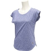 BIK21-AP1591-J/M [ワークアウト フレンチスリーブ グラフィックTシャツ レディース Mサイズ ローパープルS16]