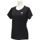 BIK99-AP3726-J/L [定番ワンポイント 半袖Tシャツ レディース Lサイズ ブラック]