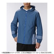 BIO22-AP4457-J/M [HM マテリアルミックス ジップパーカー メンズ Mサイズ ダークマリン]