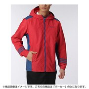 BIO22-AP4458-J/O [HM マテリアルミックス ジップパーカー メンズ Oサイズ カレッジレッド]