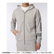 BIO70-AP4599-J/O [BASIC+ スウェットジップパーカー メンズ Oサイズ ミディアムグレイヘザー]