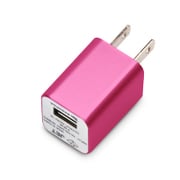WALKMAN/スマートフォン用 USB電源アダプタ 1A ロースピンク PG-WAC10A03PK