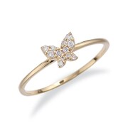 ダイヤモンドリング K10 YGD 0.08ct #10 0002111103
