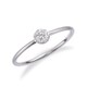 ダイヤモンドリング K18WG D0.16ct #10 0002104943