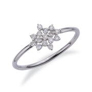 リング ダイヤモンドリング D0.15ct 10号 K18WG 0002106893