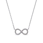 ダイヤモンドネックレス K10WG D0.06ct 0002129513