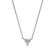 ハートシェイプカットダイヤモンドネックレス Pt D0.10ctup 0002111743