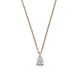 ペアシェイプカットダイヤモンドネックレス K18YG D0.10ctup 0002111833