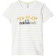 BHR74 AK1333 [STR フローラルグラフィックTシャツ W J/L ホワイト/ソーラーイエロー]