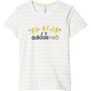 BHR74 AK1333 [STR フローラルグラフィックTシャツ W J/M ホワイト/ソーラーイエロー]