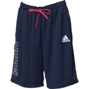 BIJ92 AP0465 [W Team サイドロゴ ハーフパンツ レディース J/M COLNVY]
