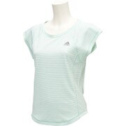 BIK01 AP1955 [W ワークアウト UVボーダーTシャツ レディース J/OT GRNグローS16]