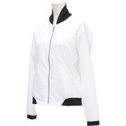 BIL22 AP3512 [adidas 24/7 ライトクロスジャケット レディース Sサイズ ホワイト]