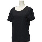 BIL10 AP3784 [胸ポケット付 サマーTシャツ 半袖 レディース Lサイズ ブラック]