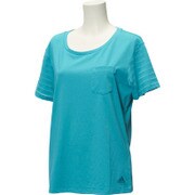 BIL10 AP3785 [胸ポケット付 サマーTシャツ 半袖 レディース Mサイズ ショックグリーン S16]