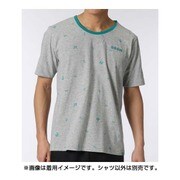 BIO46 AP4531 [SC パームツリー総柄Tシャツ メンズ Oサイズ ミディアムグレイヘザー]