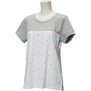 BIO02 AP4701 [SC 手描きドットTシャツ レディース Lサイズ ミディアムグレイヘザー]