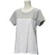 BIO02 AP4701 [SC 手描きドットTシャツ レディース Mサイズ ミディアムグレイヘザー]