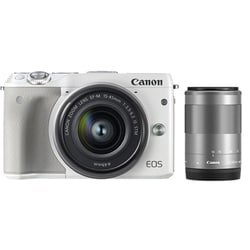 ヨドバシ.com - キヤノン Canon EOS M3 ダブルズームキット2 WH