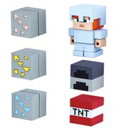 マインクラフトケシゴム マイケシスターターセット02 アイアンアレックスと洞窟探検パック [対象年齢：6歳～]