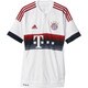BCC46-AH4790-L [2015-16 FCバイエルン アウェイ レプリカ ユニフォーム メンズ Lサイズ ホワイト/パワーレッド/ナイトネイビー/ボールドオニキス]