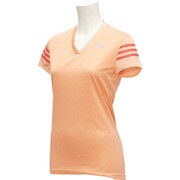KAV76-AI8269-J/L [レスポンス CAP半袖Tシャツ レディース Lサイズ サングロー S16/ショックレッド S16]