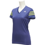 KAV76-AI8273-J/L [レスポンス CAP半袖Tシャツ レディース Lサイズ ローパープルS16/セミソーラースライム]