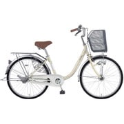 シティサイクル Petit Belle(プチベル) 261-I 26型 変速なし ベージュ MK-14-090