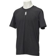 BIL83-AP0473-J/M [NBA 1ポイントロゴ半袖Tシャツ メンズ Mサイズ ブラック]