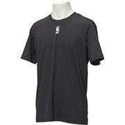 BIL83-AP0473-J/S [NBA 1ポイントロゴ半袖Tシャツ メンズ Sサイズ ブラック]
