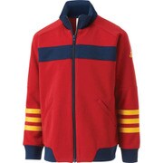 BIK10-AP3488-J130 [ ジム フィットネスウエア ジャージ ジャケット ボーイズ adidas 24/7 強ジャー キッズ 130cm パワーレッド]