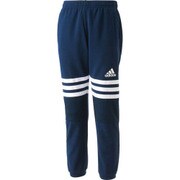 BIK11-AP3491-J130 [ ジム フィットネスウエア ジャージ パンツ ボーイズ adidas 24/7 強ジャー キッズ 130cm カレッジネイビー/ホワイト]