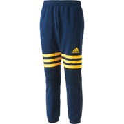 BIK11-AP3492-J150 [ ジム フィットネスウエア ジャージ パンツ ボーイズ adidas 24/7 強ジャー キッズ 150cm カレッジネイビー/イーキューティーイエロー S16]