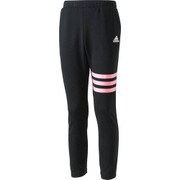 BIM02-AP5022-J150 [KIDS Girls adidas 24/7 マシュマロ ジャージパンツ 150サイズ ブラック/セミピンクグロー S16]