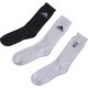 TO554-G89558-2729 [NBA3Pソックス 27-29cm ホワイト/ホワイト/ブラック]