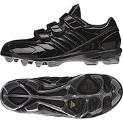 Q16749-205 [adipure ポイント 2 KV 20.5cm ジュニア コアブラック/コアブラック/ゴールドメット]