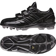 Q16749-220 [adipure ポイント 2 KV 22.0cm ジュニア コアブラック/コアブラック/ゴールドメット]