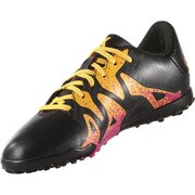 S78174-230 [エックス 15.4 TF J ジュニア人工芝用サッカートレーニングシューズ メンズ 23.0cm コアブラック/ショックピンク S16/ソーラーゴールト]