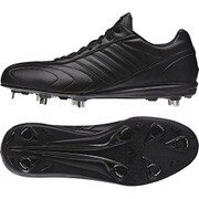 S85340-295 [adipure 2 LOW 野球シューズ 埋め込み金具スパイク 29.5cm コアブラック/コアブラック/ゴールドメット]